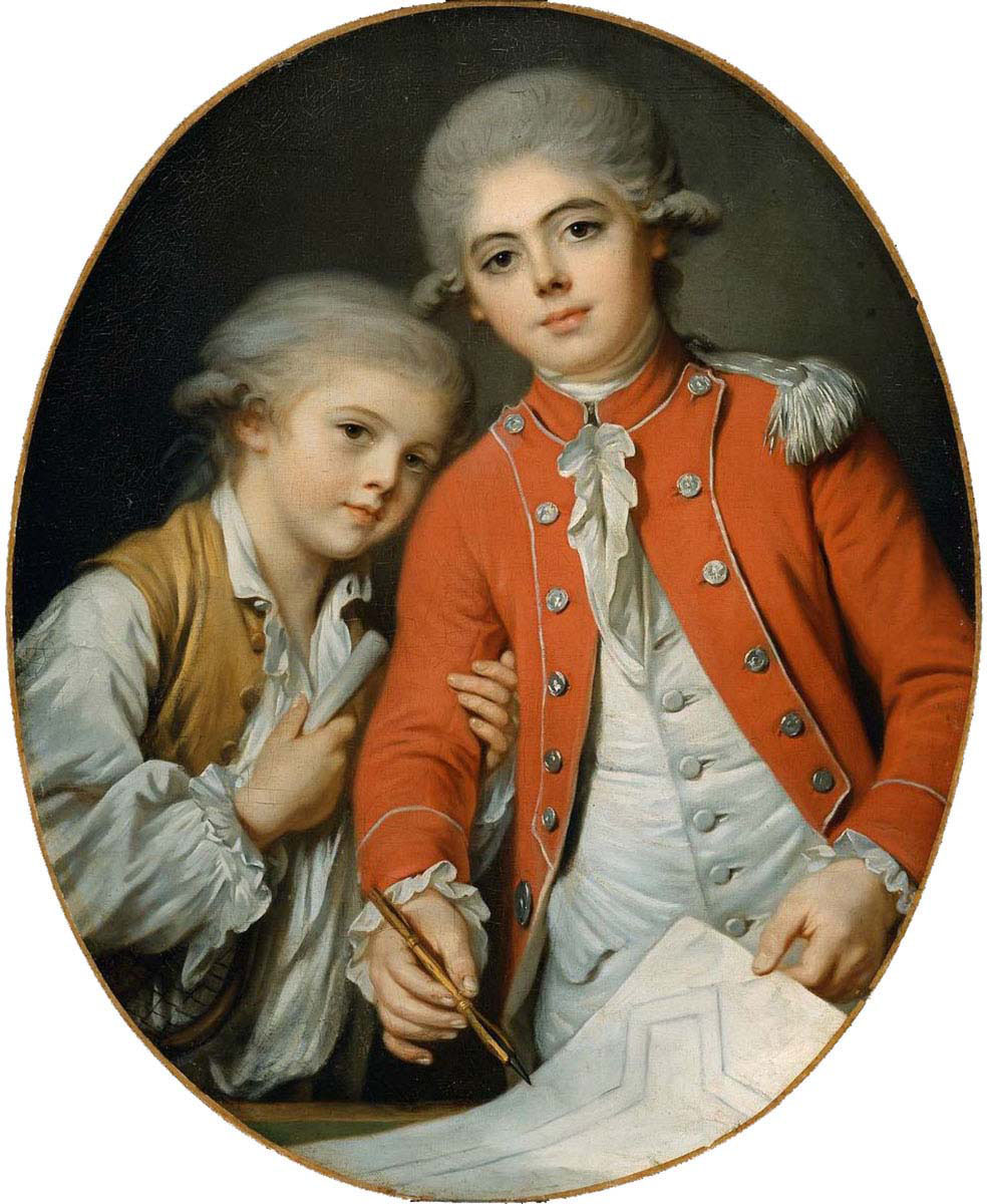 portrait of two boys 